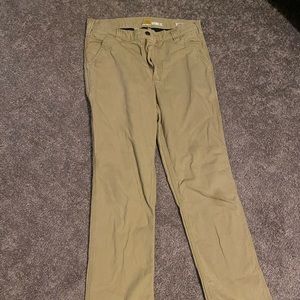 Men’s flannel lined carhartt pants